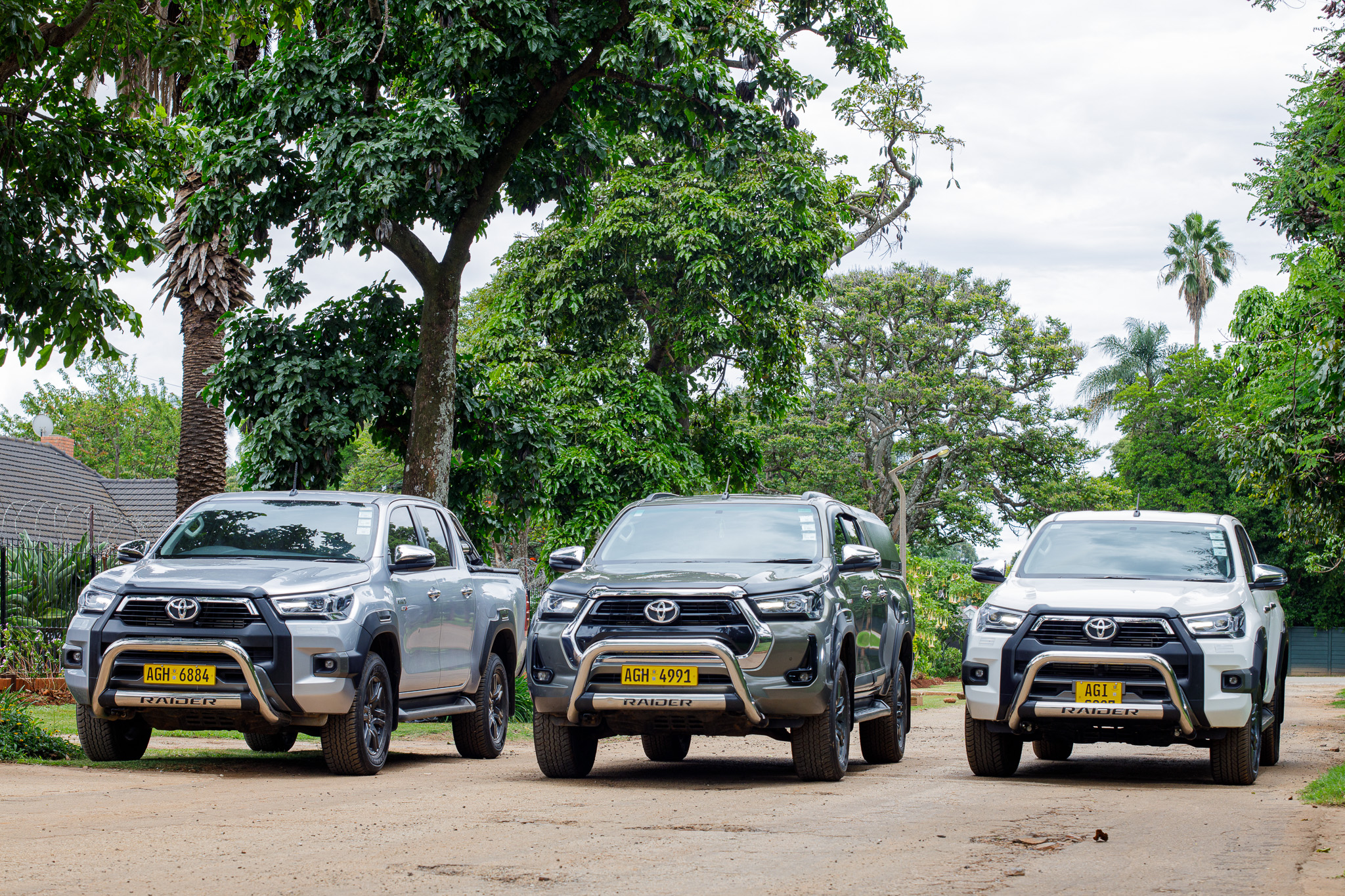 Toyota Hilux GD6 Car Rental Zimbabwe Hire Three Toyota Hilux GD6 Double Cabs from Legacy Car Rental, ready for hire in Zimbabwe.